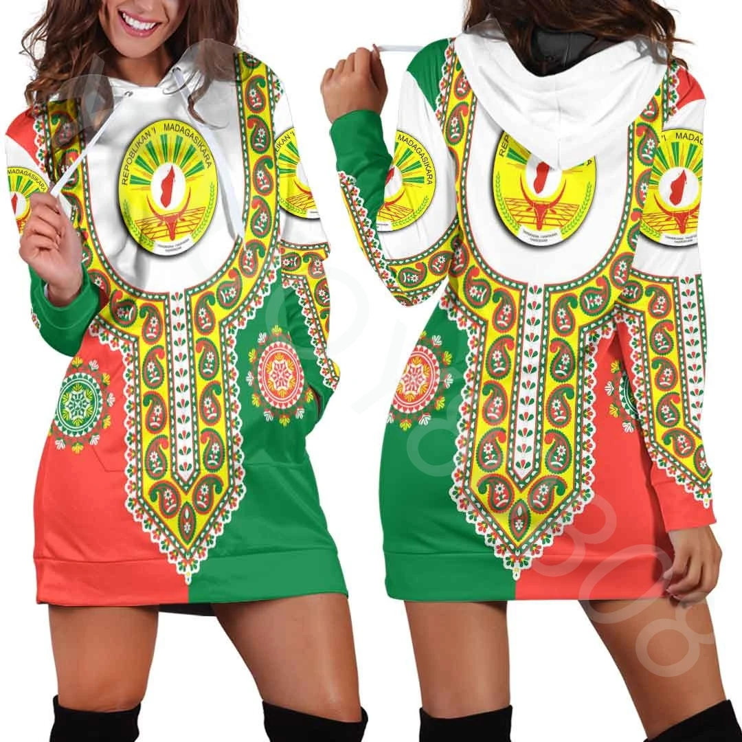 New Women's Printed Fashion Street Hoodie Sweatshirt Dress African Zone Clothing - Madagascar Dashiki Hoodie Dress
New Women's Printed Fashion Street Hoodie Sweatshirt Dress African Zone Clothing - Madagascar Dashiki Hoodie Dress