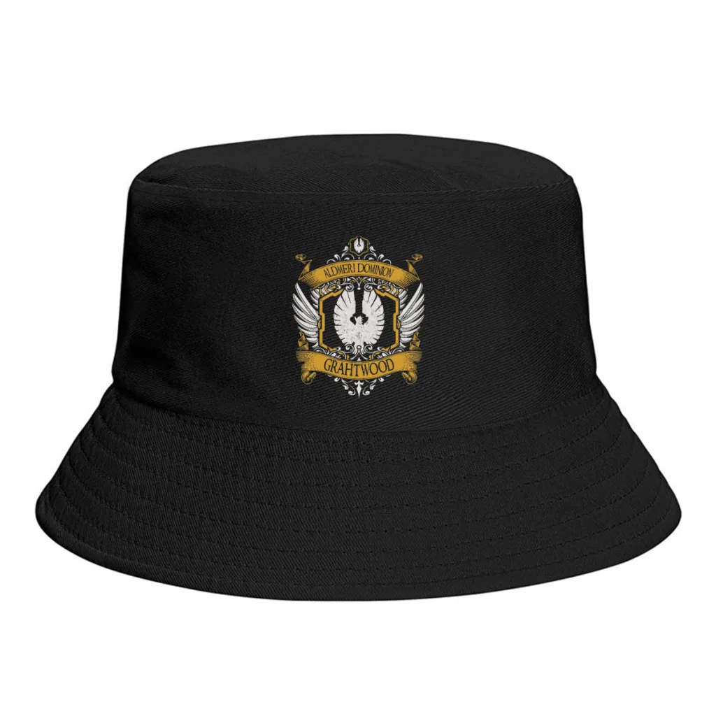 New Summer Aldmeri Dominian Grahtwood Bucket Hat for Unisex The Elder Scrolls V Skyrim Streetwear Foldable Bob Fisherman Hats
New Summer Aldmeri Dominian Grahtwood Bucket Hat for Unisex The Elder Scrolls V Skyrim Streetwear Foldable Bob Fisherman Hats