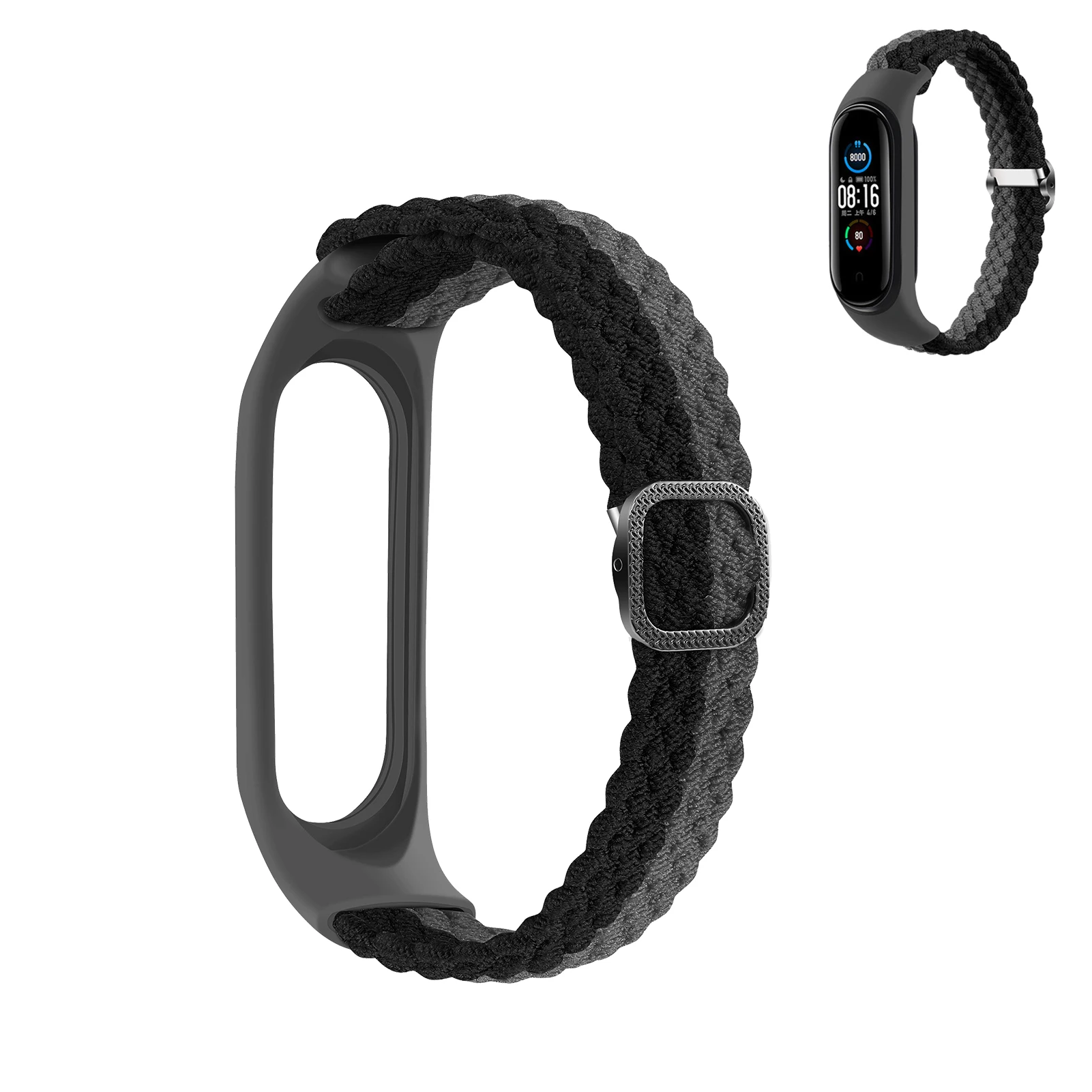 Elastic Braided Solo Loop Nylon Strap ForXiaomi Mi Band 6 5 4 3 Replaceable Nylon Bracelet Silicone Wristband For Miband 6
Elastic Braided Solo Loop Nylon Strap ForXiaomi Mi Band 6 5 4 3 Replaceable Nylon Bracelet Silicone Wristband For Miband 6