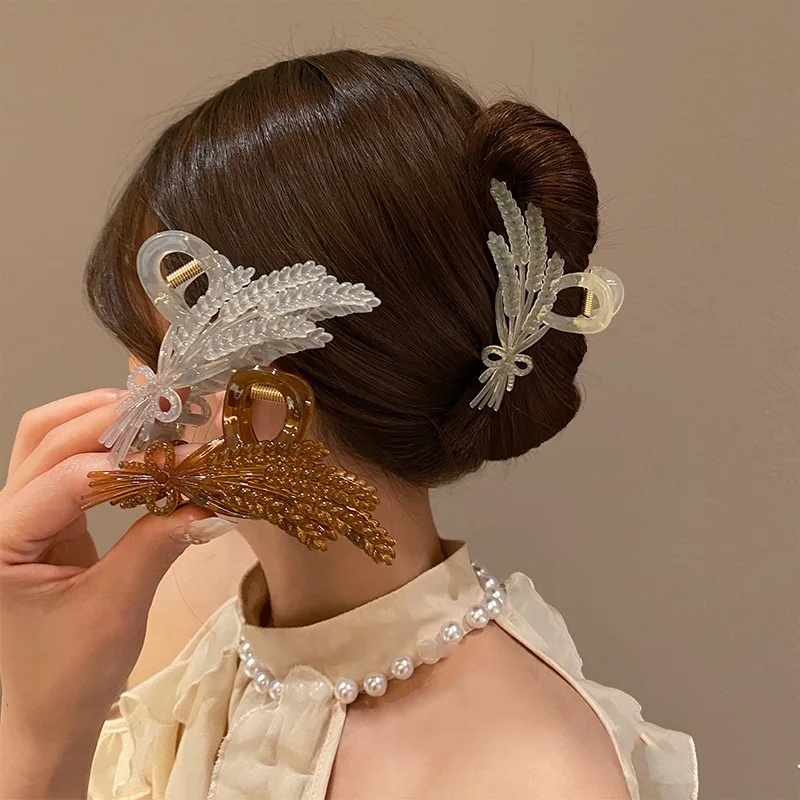 Korea New Wheat Spike Acrylic Hair Grab Clip Ponytail Shark Clip Hair Clip Fashion Ladies Hair Accessories Hair Card
Korea New Wheat Spike Acrylic Hair Grab Clip Ponytail Shark Clip Hair Clip Fashion Ladies Hair Accessories Hair Card