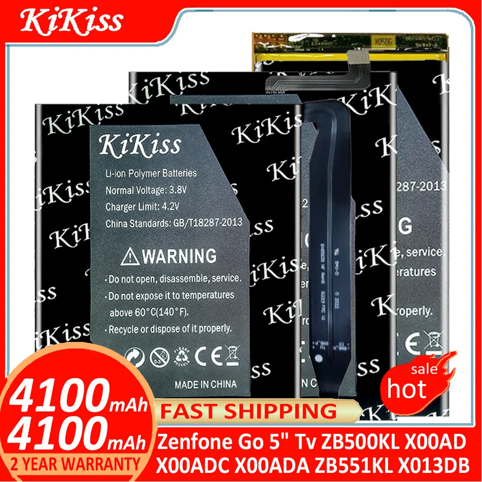 

KiKiss Battery B11P1602 B11P1510 For ASUS Zenfone Go 5" Tv ZB500KL X00AD X00ADC X00ADA ZB551KL X013DB Batterij + Track NO