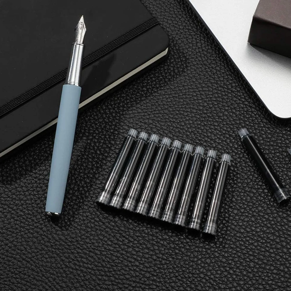

4 Bags Black Pen Ink Sac Fountain Supplies Refills School Bottled Pens Convenient Cartridges Writing Student