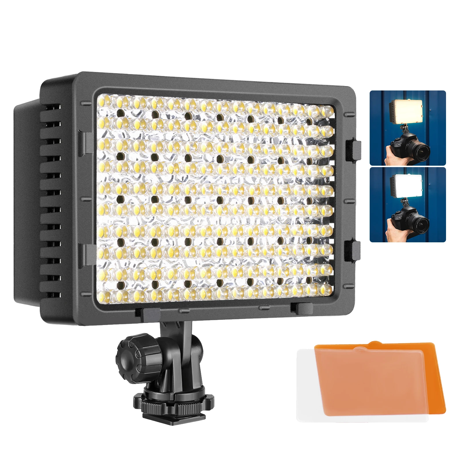 NEEWER 160 LED CN-160 Dimmable Ultra High Power Panel Digital Camera / Camcorder Video Light, LED Light For Digital SLR Cameras
NEEWER 160 LED CN-160 Dimmable Ultra High Power Panel Digital Camera / Camcorder Video Light, LED Light For Digital SLR Cameras