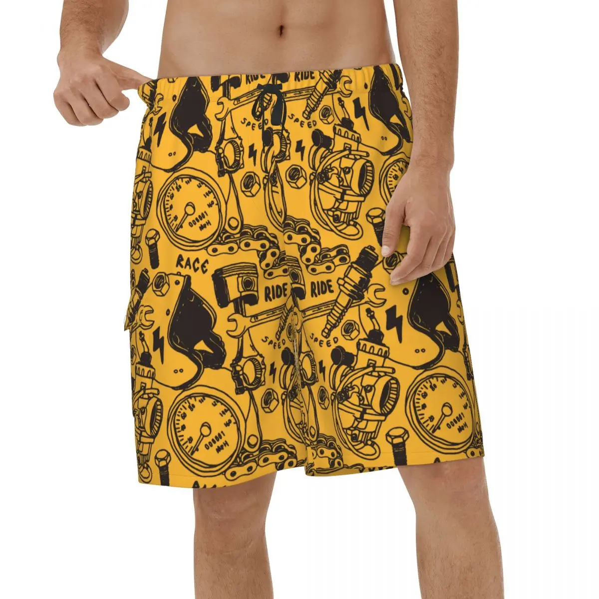 Motorcycle Parts Seamless Pattern Shorts Summer Mens Swimming Shorts Retro Style New Male Swim Trunks
Motorcycle Parts Seamless Pattern Shorts Summer Mens Swimming Shorts Retro Style New Male Swim Trunks