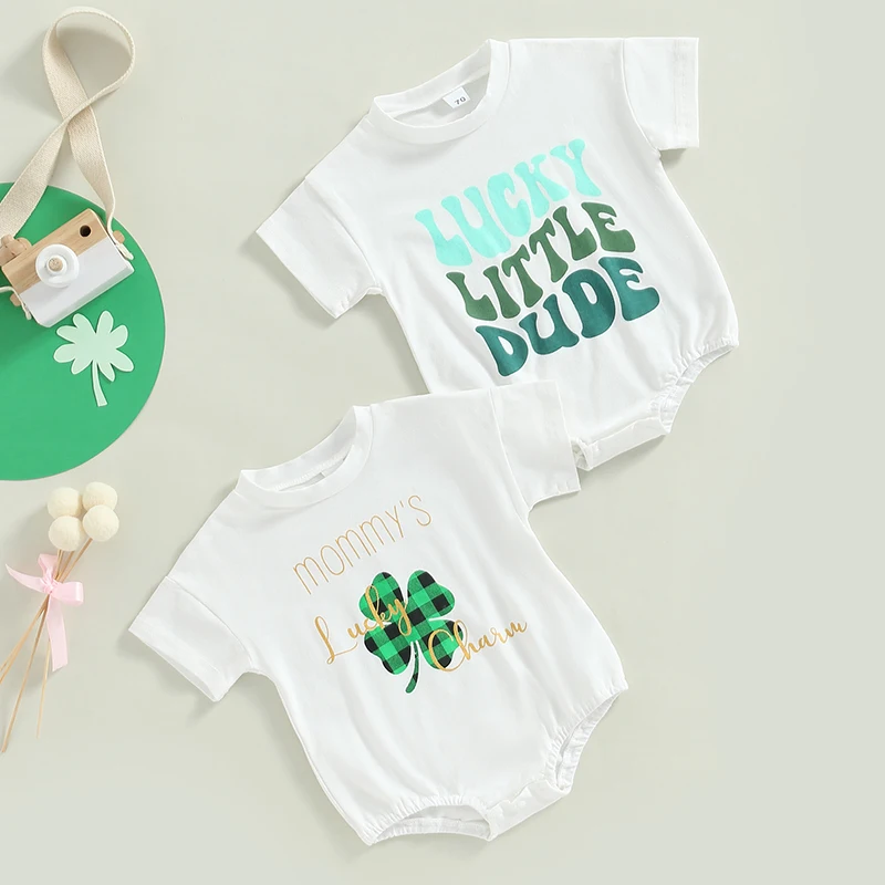2022-11-28 Lioraitiin 0-24M Baby Boys Girls St. Patrick's Day Bodysuit Long Sleeve Crew Neck Letters Clover Print Fall Jumpsuit
2022-11-28 Lioraitiin 0-24M Baby Boys Girls St. Patrick's Day Bodysuit Long Sleeve Crew Neck Letters Clover Print Fall Jumpsuit