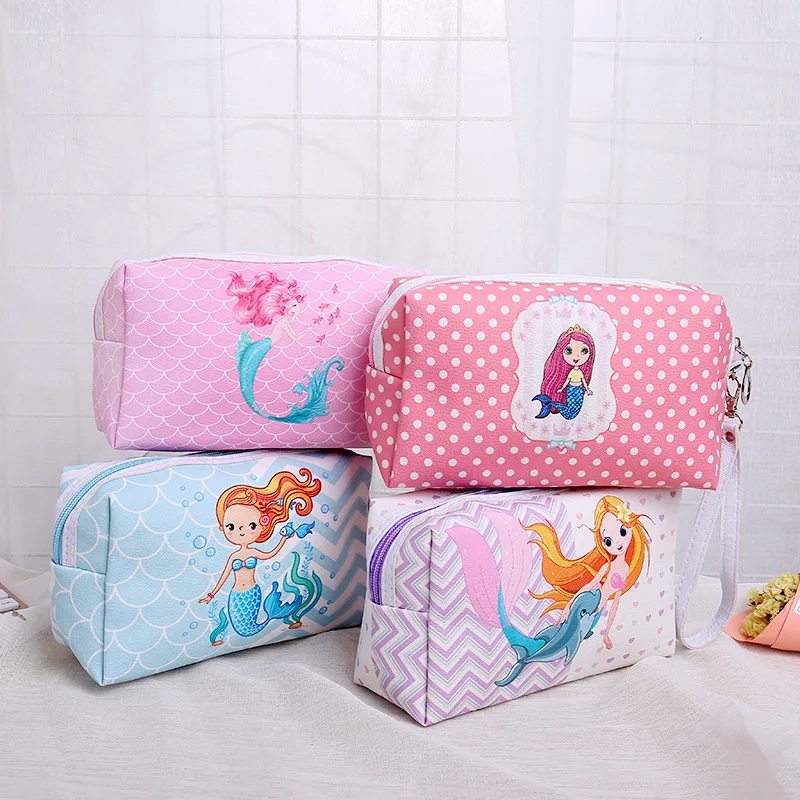 Cartoon Mermaid Cosmetic Bag For Girls Large Capacity Portable Toiletries Storage Bag Cute Cosmetic Case Travel Necessities
Cartoon Mermaid Cosmetic Bag For Girls Large Capacity Portable Toiletries Storage Bag Cute Cosmetic Case Travel Necessities