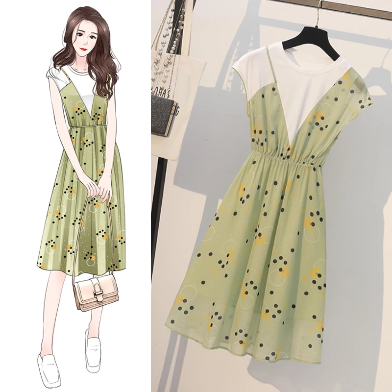 Summer Elegant Retro Large Size Short Sleeve Printed Dress For Women's Clothing 2023 Summer Slim Chiffon Dress Vestidos AC217
Summer Elegant Retro Large Size Short Sleeve Printed Dress For Women's Clothing 2023 Summer Slim Chiffon Dress Vestidos AC217