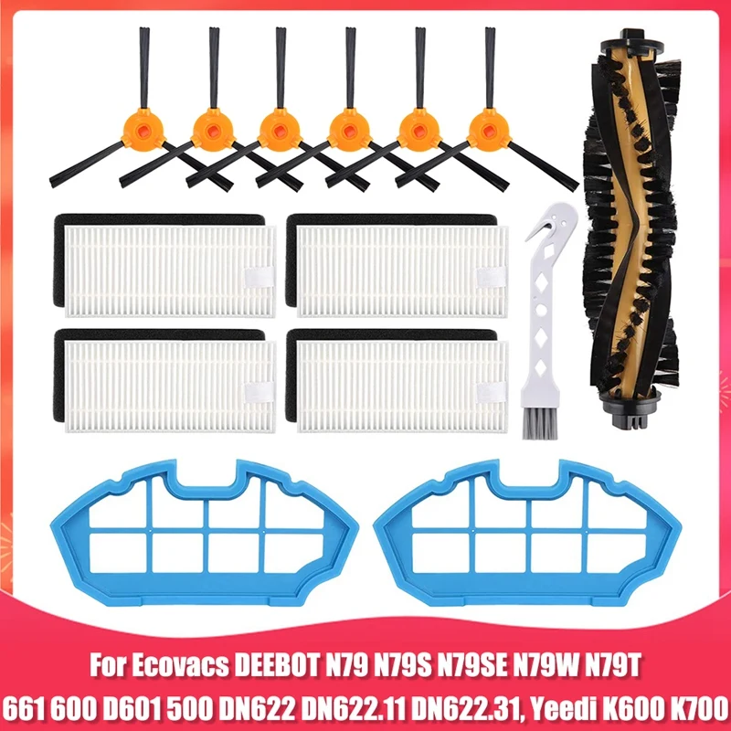 Accessories Kit For Ecovacs DEEBOT N79 N79S N79W N79SE N79T DN622 500 Robot Vacuum Cleaner Replacement Parts
Accessories Kit For Ecovacs DEEBOT N79 N79S N79W N79SE N79T DN622 500 Robot Vacuum Cleaner Replacement Parts