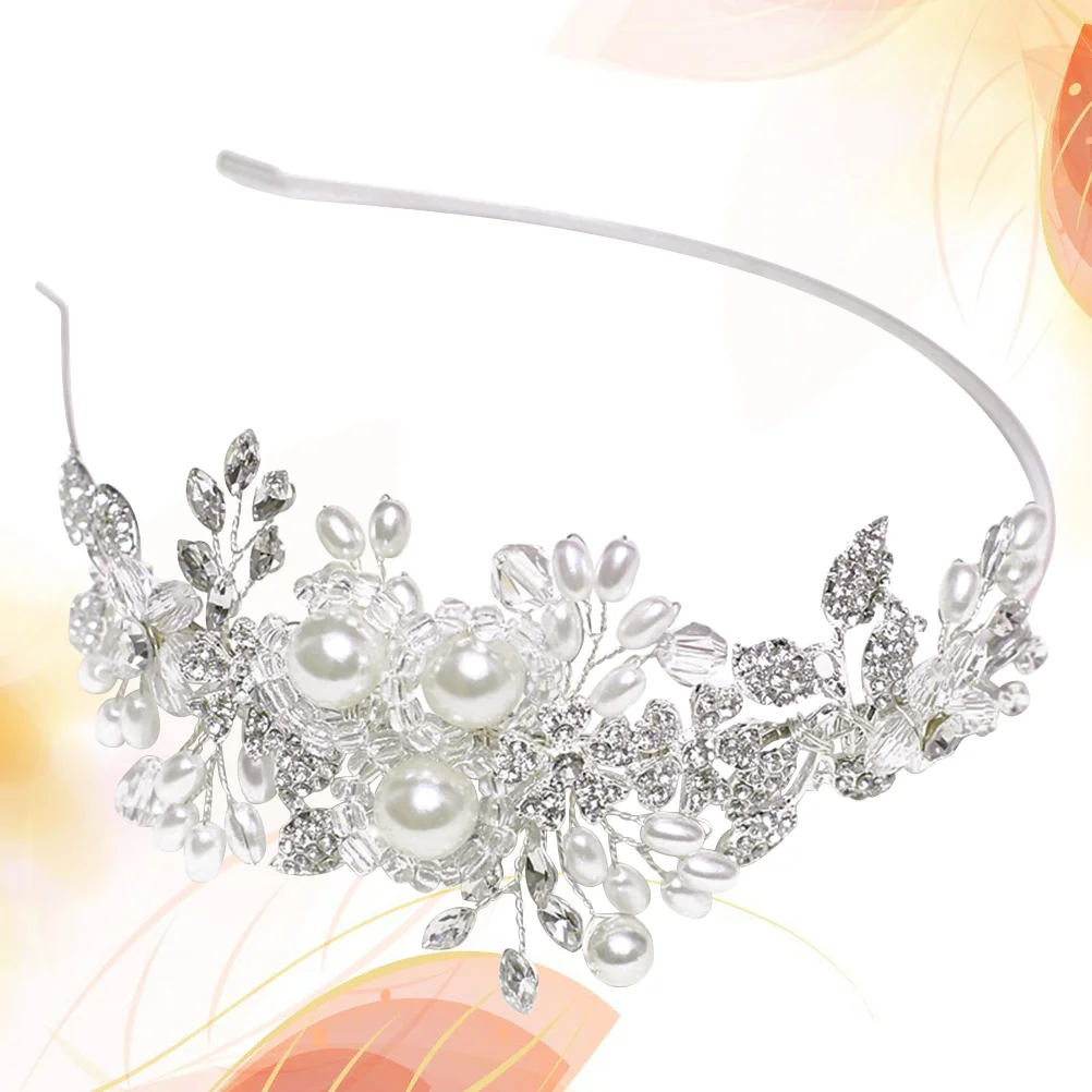 1 pc Bridal Headband Flower Pearl Alloy Headdress Wedding Headwear Hair Band for
1 pc Bridal Headband Flower Pearl Alloy Headdress Wedding Headwear Hair Band for