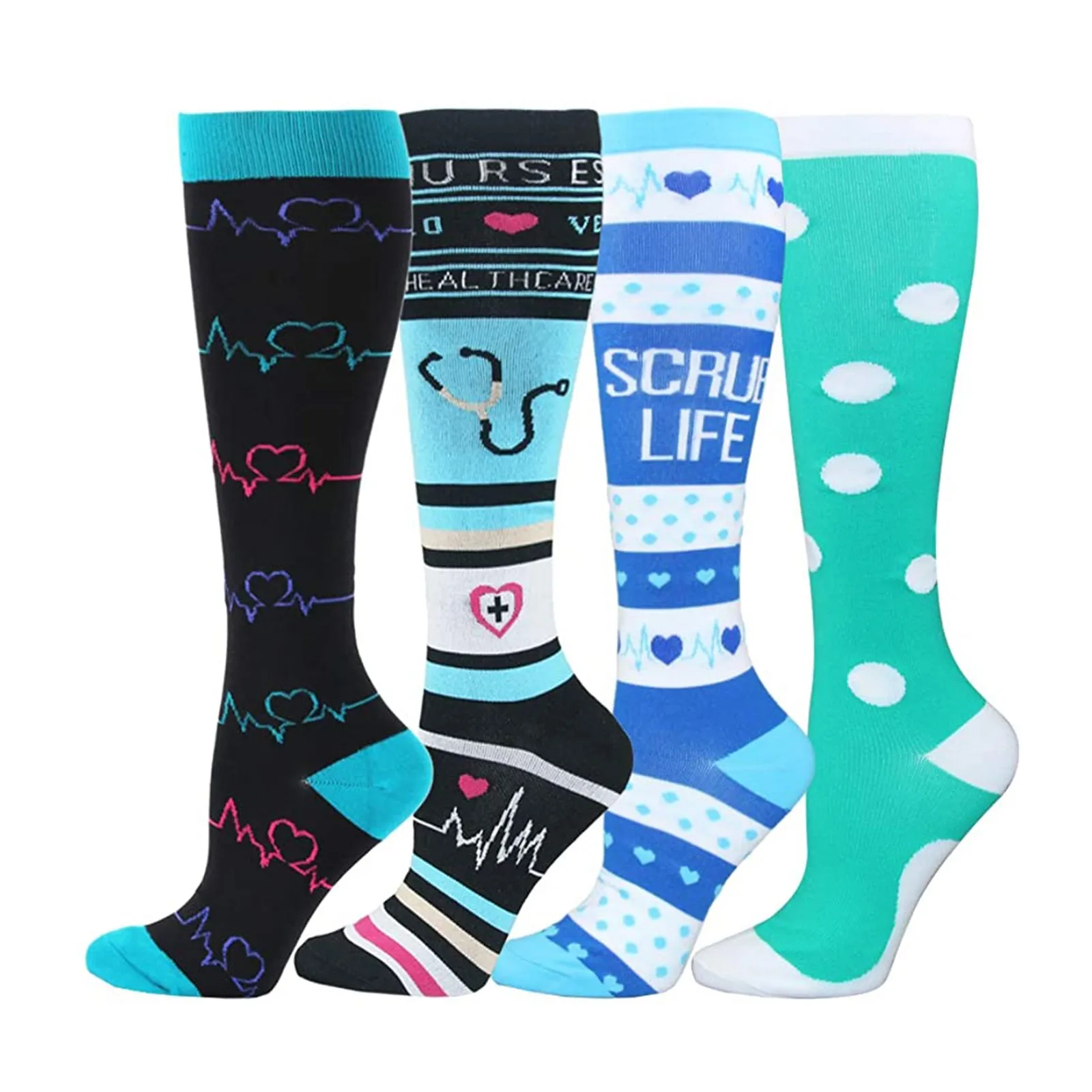 4PCS Unisex Socks For Women And Men Over Knee Compression Circulation Solid Sports Socks Best Support for Athletic Running 2022
4PCS Unisex Socks For Women And Men Over Knee Compression Circulation Solid Sports Socks Best Support for Athletic Running 2022