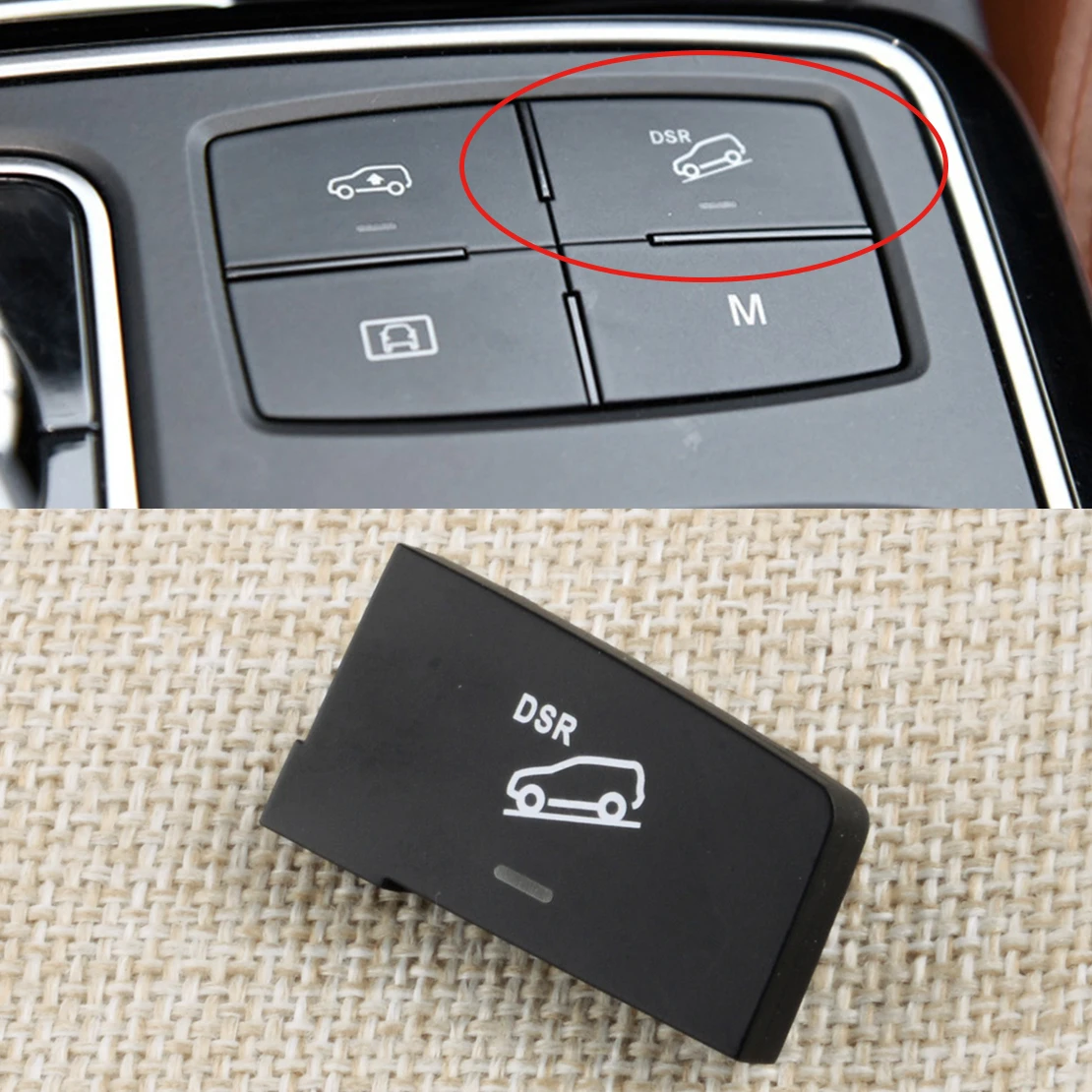 Black Plastic Car Front Center DSR Adjuster Switch Button Fit for Mercedes Benz ML GL GLE GLS W166 X166 X164
Black Plastic Car Front Center DSR Adjuster Switch Button Fit for Mercedes Benz ML GL GLE GLS W166 X166 X164