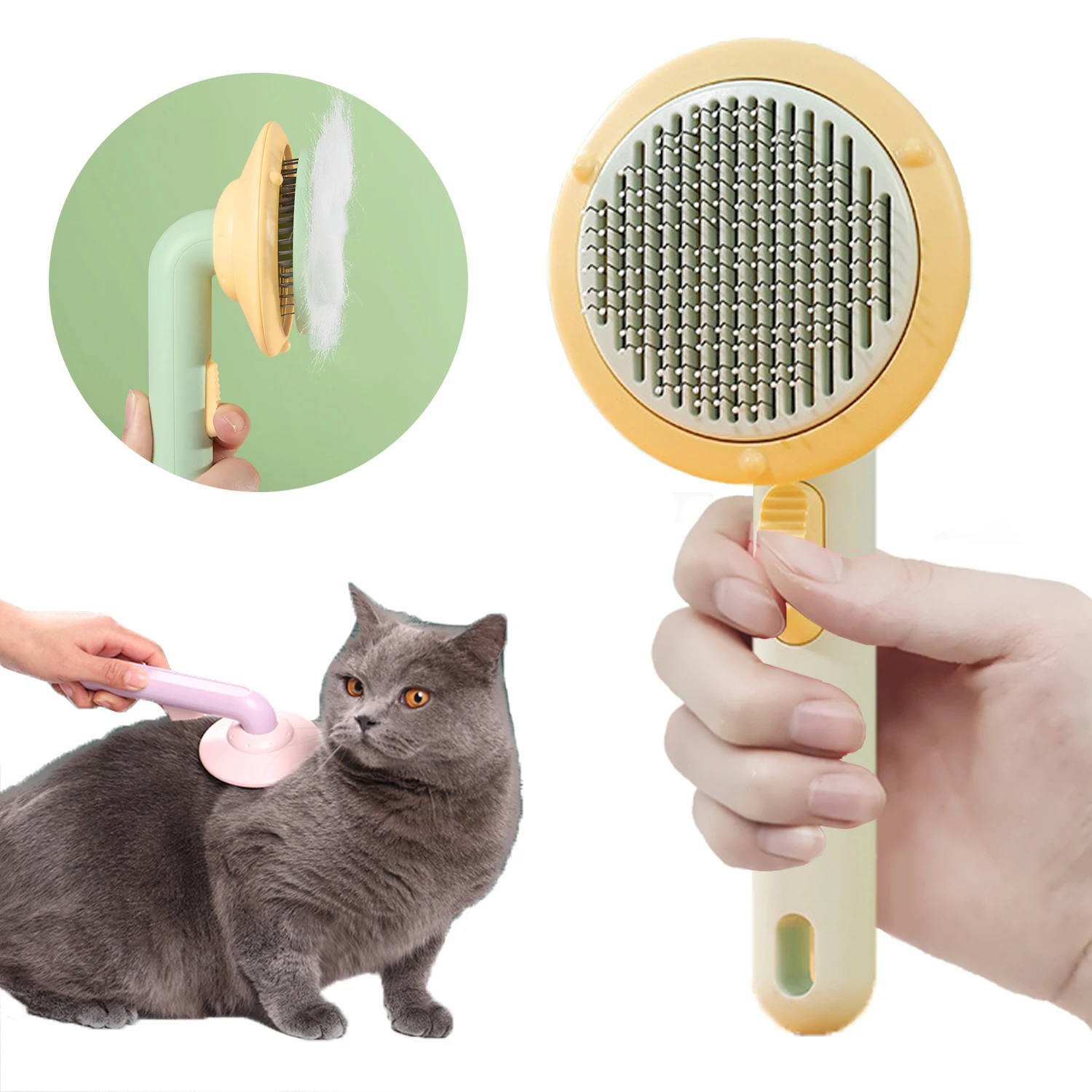 Slicker Brush for Dog and Cat Removes Pet Hair Comb Undercoat Tangled Hair Massages Particle Beauty Products
Slicker Brush for Dog and Cat Removes Pet Hair Comb Undercoat Tangled Hair Massages Particle Beauty Products
