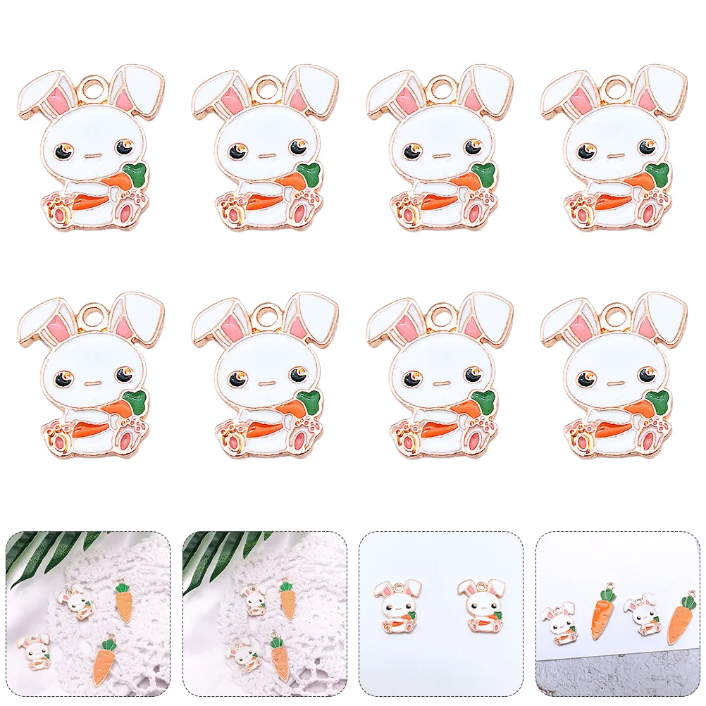 Charm Rabbit Charms Bunny Beads Pendant Easter Spacer Enamel Carrot Jewelry Bracelet Necklace Making Bead Metal Earring Adorn
Charm Rabbit Charms Bunny Beads Pendant Easter Spacer Enamel Carrot Jewelry Bracelet Necklace Making Bead Metal Earring Adorn