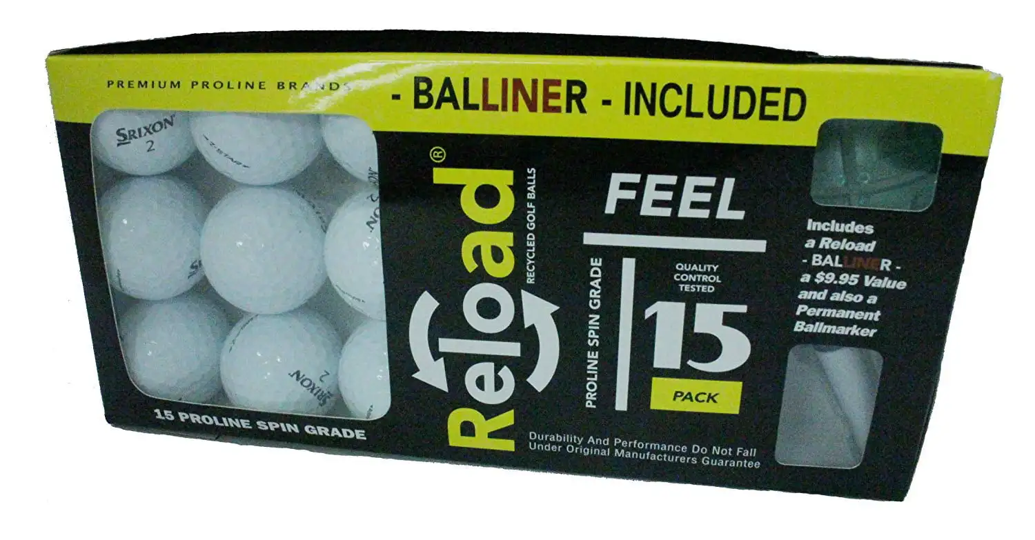 

Мячи для гольфа Soft Feel, б/у, мятного качества, 15 упаковок