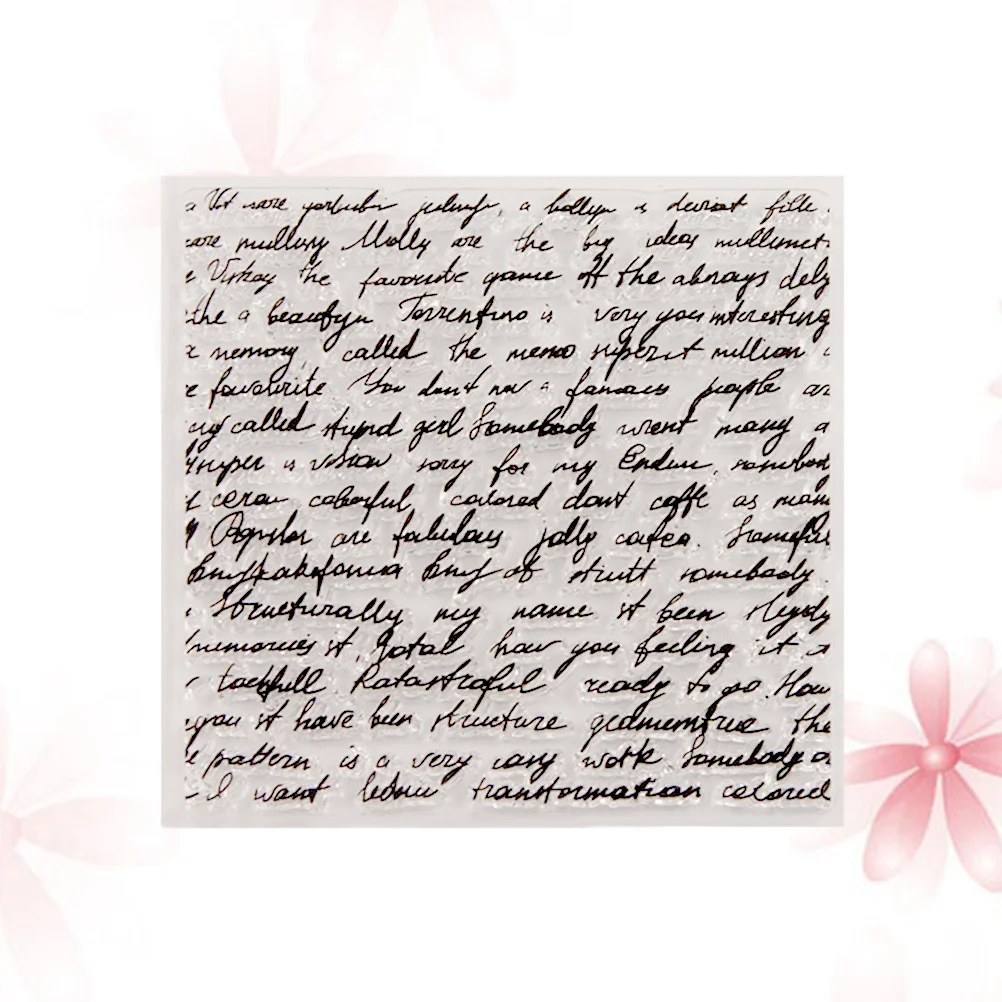 Clear Stamp Stamps Siliconemaking Seal Diy Letter Transparent Scrapbookingrubber Scrapbook Alphabet Album Stampers Letters
Clear Stamp Stamps Siliconemaking Seal Diy Letter Transparent Scrapbookingrubber Scrapbook Alphabet Album Stampers Letters