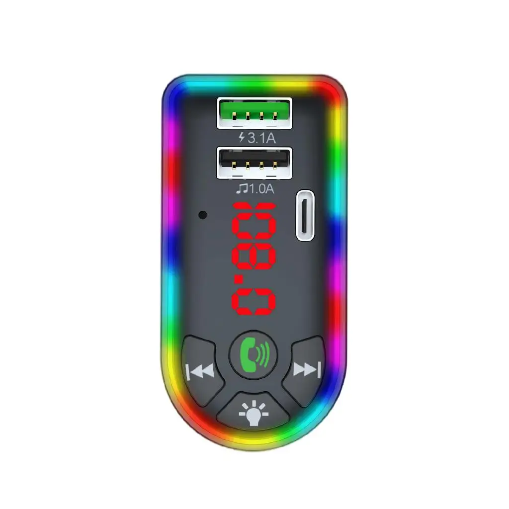 Автомобильное зарядное устройство с FM-передатчиком и двойным USB-портом, светодиодный дисплей напряжения 3,4 А
Автомобильное зарядное устройство с FM-передатчиком и двойным USB-портом, светодиодный дисплей напряжения 3,4 А