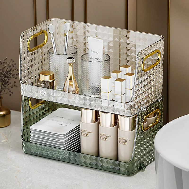 Cosmetic Storage Box Desk Acrylic Storage Jewelry makeup Rack Bathroom Skincare Organizer Stackable kitchen living Storage Box
Cosmetic Storage Box Desk Acrylic Storage Jewelry makeup Rack Bathroom Skincare Organizer Stackable kitchen living Storage Box