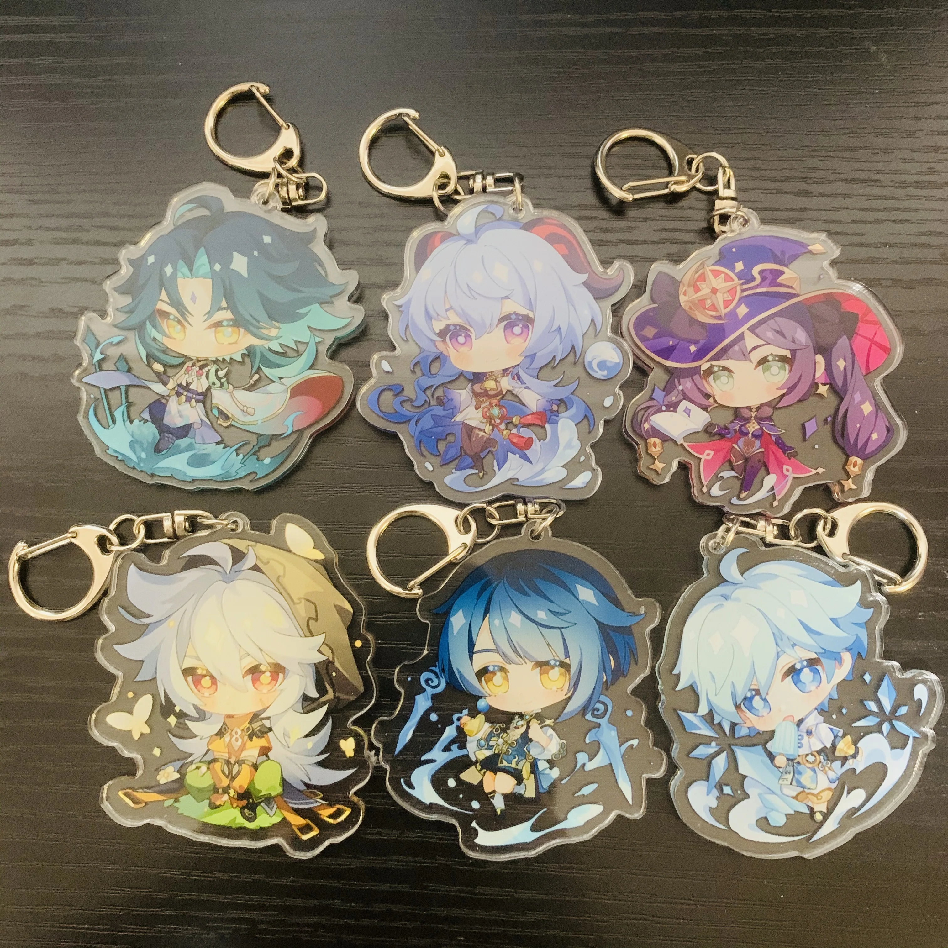 Genshin Impact Series Character Ganyu Keqing Diluc Zhongli Albedo Xiao Kamisato Ayaka Kaedehara Kazuha Acrylic Keychain Cosplay
Genshin Impact Series Character Ganyu Keqing Diluc Zhongli Albedo Xiao Kamisato Ayaka Kaedehara Kazuha Acrylic Keychain Cosplay