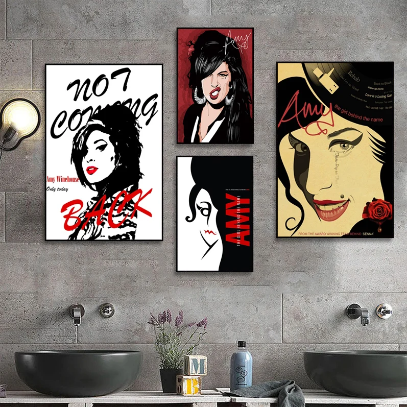 Amy Winehouse Classic Vintage Posters Vintage Room Home Bar Cafe Decor Nordic Home Decor
Amy Winehouse Classic Vintage Posters Vintage Room Home Bar Cafe Decor Nordic Home Decor