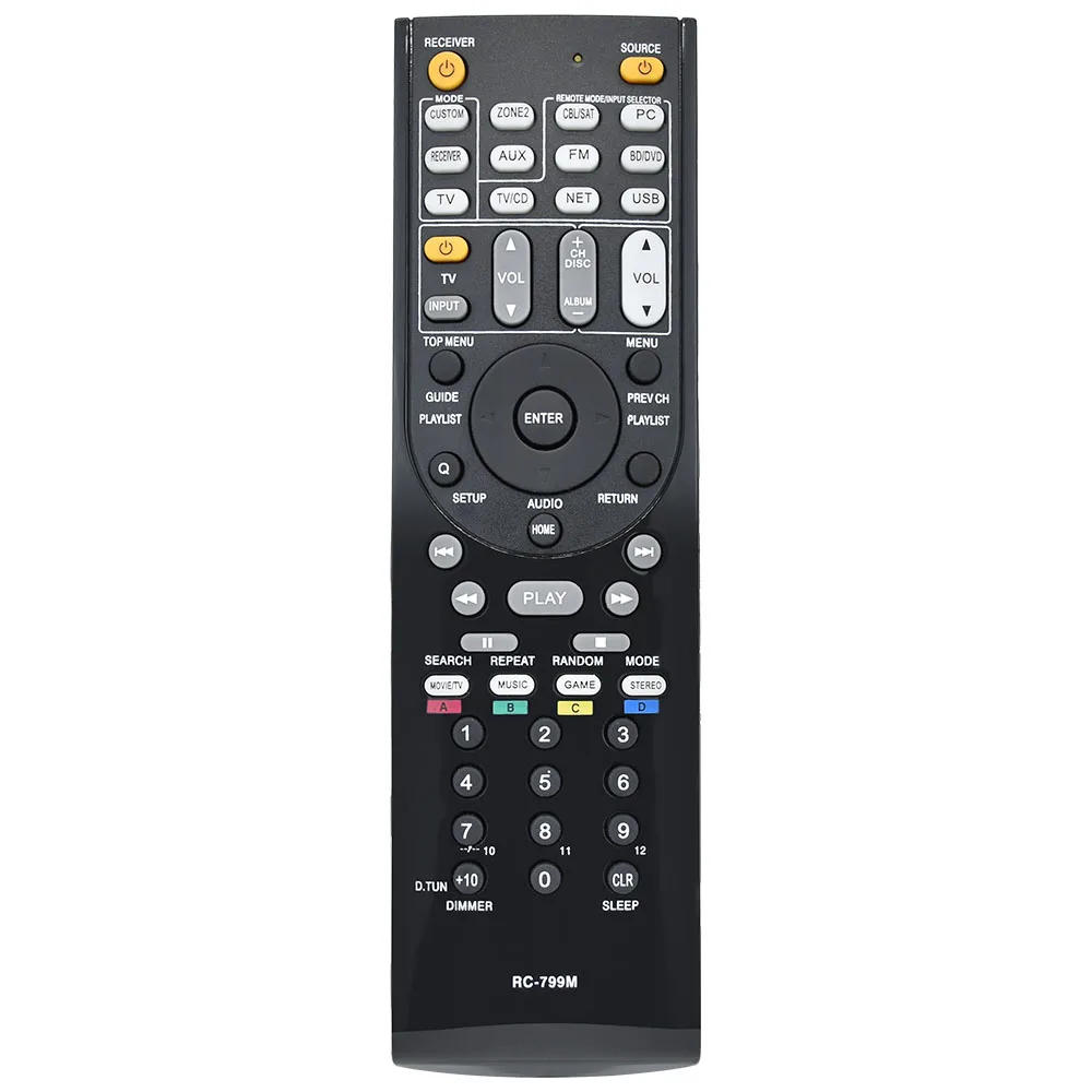 Ir Remote Control RC-799M Remote Control Suitable For Onkyo AV HT-R391 HT-R558 HT-R590 HT-R591RC-834M RC-737M RC-812M RC-801M
Ir Remote Control RC-799M Remote Control Suitable For Onkyo AV HT-R391 HT-R558 HT-R590 HT-R591RC-834M RC-737M RC-812M RC-801M