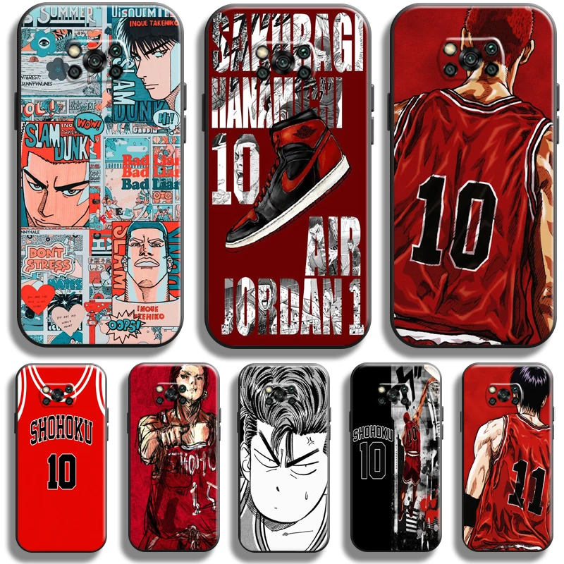 Sakuragi Hanamichi SLAM DUNK Phone Case For Xiaomi Poco X3 Pro NFC For POCO X3 GT Case Coque Liquid Silicon Back Black
Sakuragi Hanamichi SLAM DUNK Phone Case For Xiaomi Poco X3 Pro NFC For POCO X3 GT Case Coque Liquid Silicon Back Black