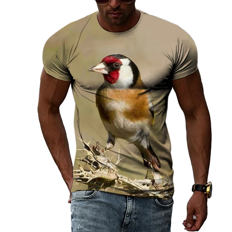 Summer Sparrow Men's Printed T-Shirt Plus Size 3D Fashion Casual Popular High Quality Breathable Short Sleeve T-Shirt
Summer Sparrow Men's Printed T-Shirt Plus Size 3D Fashion Casual Popular High Quality Breathable Short Sleeve T-Shirt