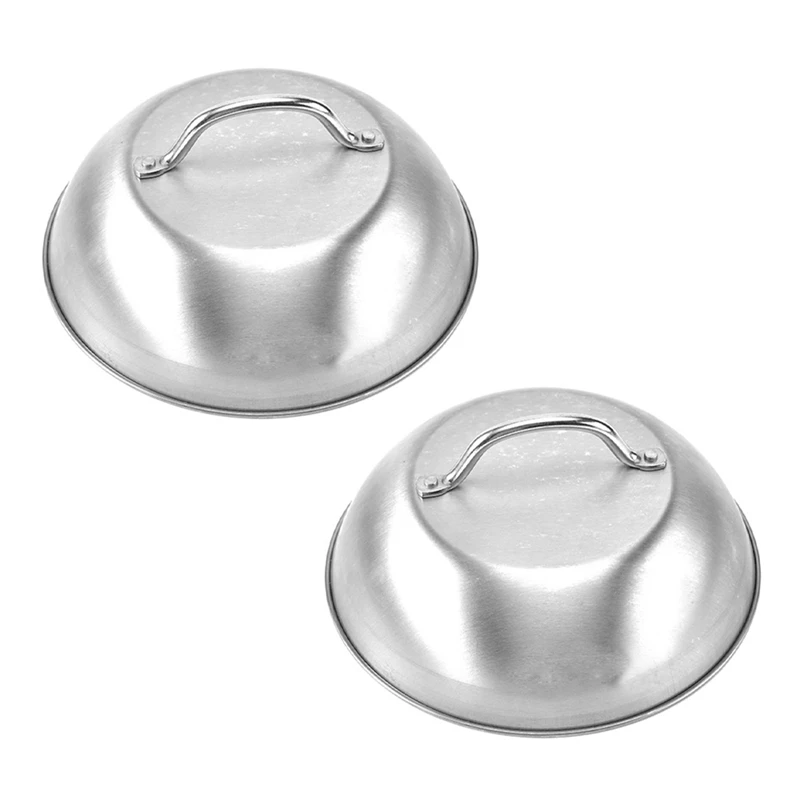 2X Stainless Steel Steak Cover Thicken Western Restaurant Western Food Cover Hand Handle Steak Cover Hemispherical Cover
2X Stainless Steel Steak Cover Thicken Western Restaurant Western Food Cover Hand Handle Steak Cover Hemispherical Cover