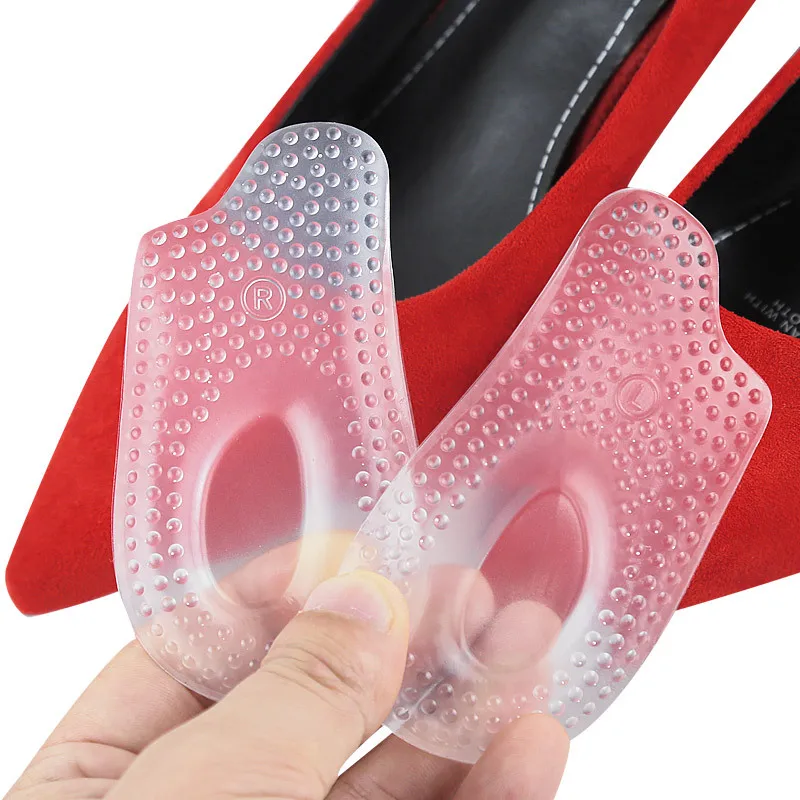 Silicone Forefoot Pad Shoes Insole Cushion High Heel Orthopedic Insoles Anti-Slip Foot Protector Foot Cushions Pad Pain Relief 
Silicone Forefoot Pad Shoes Insole Cushion High Heel Orthopedic Insoles Anti-Slip Foot Protector Foot Cushions Pad Pain Relief