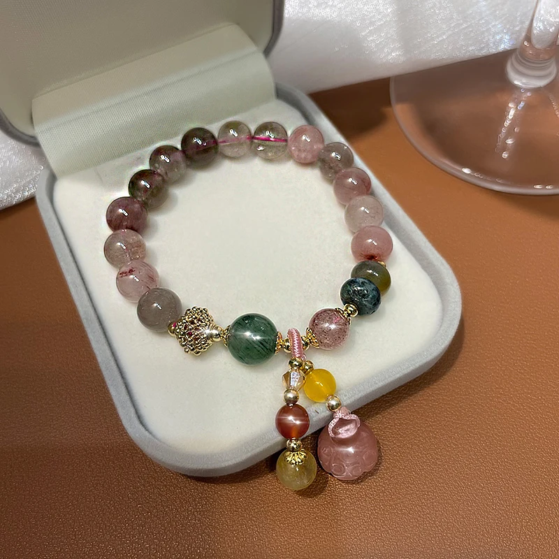 Lotus pod bracelet female color jade beads bracelet girlfriends girls retro niche design high-end ethnic style jewelry
Lotus pod bracelet female color jade beads bracelet girlfriends girls retro niche design high-end ethnic style jewelry