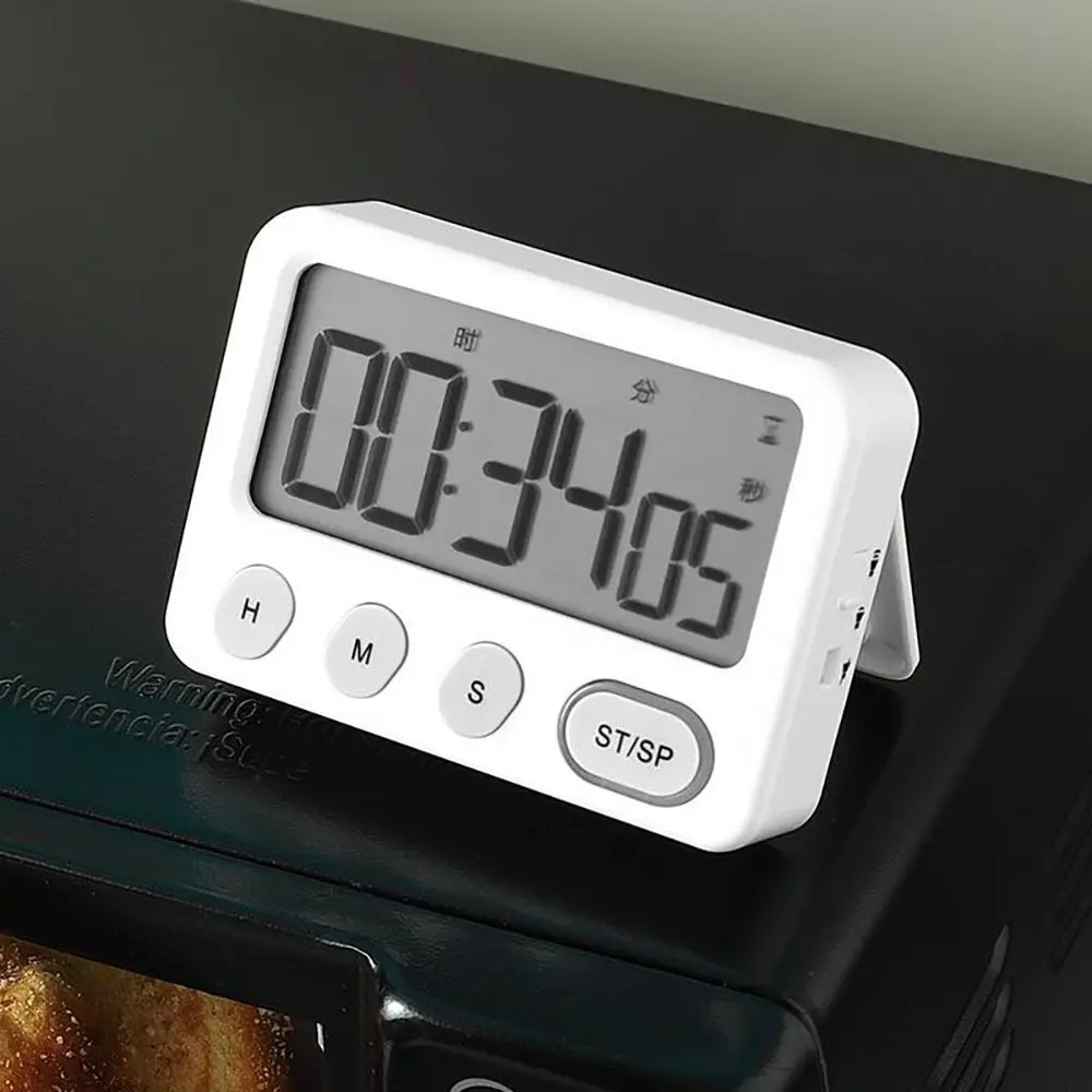 Abs Timer Multifunctional Long Battery Life White Chronometer Energy Saving Large Screen Alarm Clock Multiple Occasions 
Abs Timer Multifunctional Long Battery Life White Chronometer Energy Saving Large Screen Alarm Clock Multiple Occasions