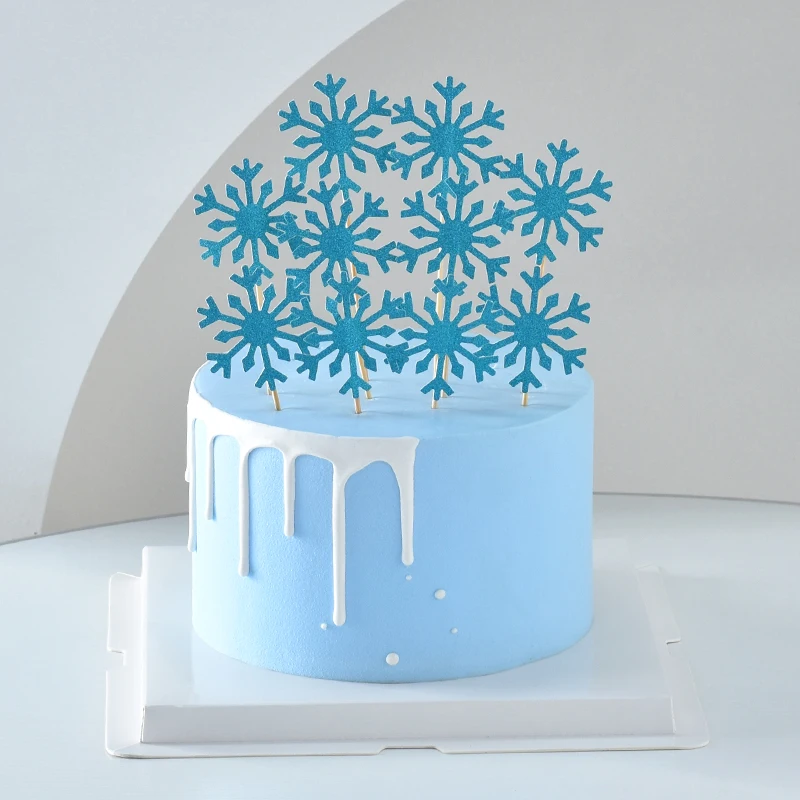 Cakelove 10 Pcs blue snowflake romantic and beautiful dessert decoration cake top birthday party Christmas gift baking plugin
Cakelove 10 Pcs blue snowflake romantic and beautiful dessert decoration cake top birthday party Christmas gift baking plugin