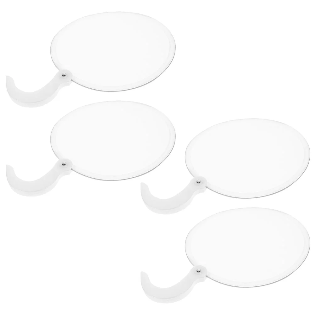 4pcs Folding Round Fan Simple Round Fan Dancing Prop Portable Foldable Fan Wedding Decor
4pcs Folding Round Fan Simple Round Fan Dancing Prop Portable Foldable Fan Wedding Decor