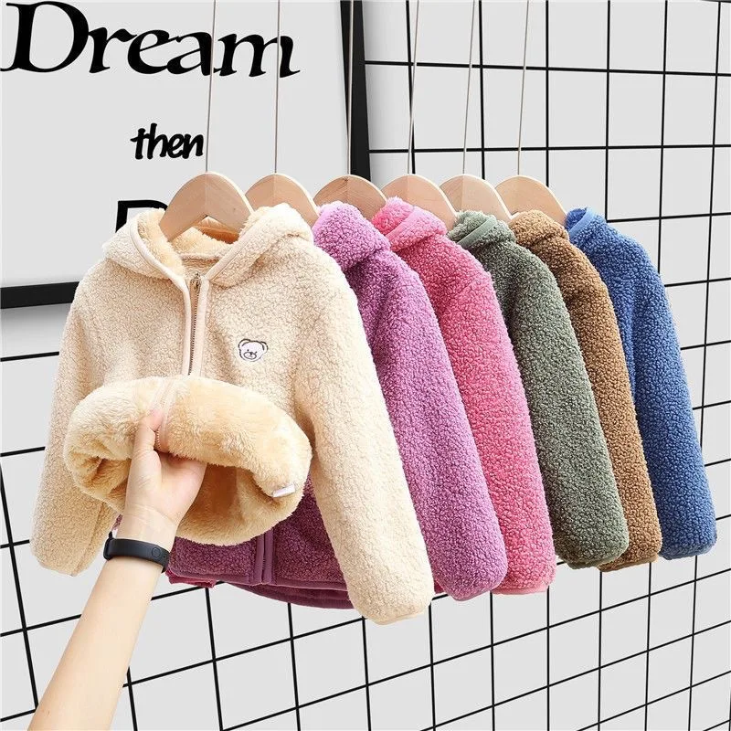 Children's Coat New Autumn Spring Fleece Boys Girls Hoodies Colorful Baby Jackets Zipper Cute Baby Coats Kids Long Sleeve
Children's Coat New Autumn Spring Fleece Boys Girls Hoodies Colorful Baby Jackets Zipper Cute Baby Coats Kids Long Sleeve