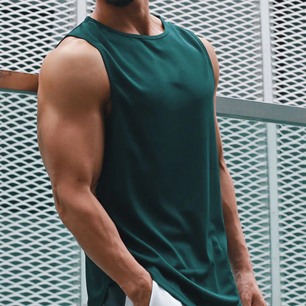 Bodybuilding Muscle Vest Men Sports Tank Top Men Gym Clothing Fitness Workout Sleeveless Shirt O Neck Running Stringer Singlets
Bodybuilding Muscle Vest Men Sports Tank Top Men Gym Clothing Fitness Workout Sleeveless Shirt O Neck Running Stringer Singlets