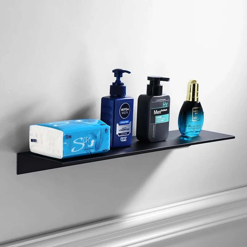 

Bathroom shelf 30/40/50 cm kitchen wall shelf shower rack toiletries storage rack towel rack bathrobe hook bathroom accessories