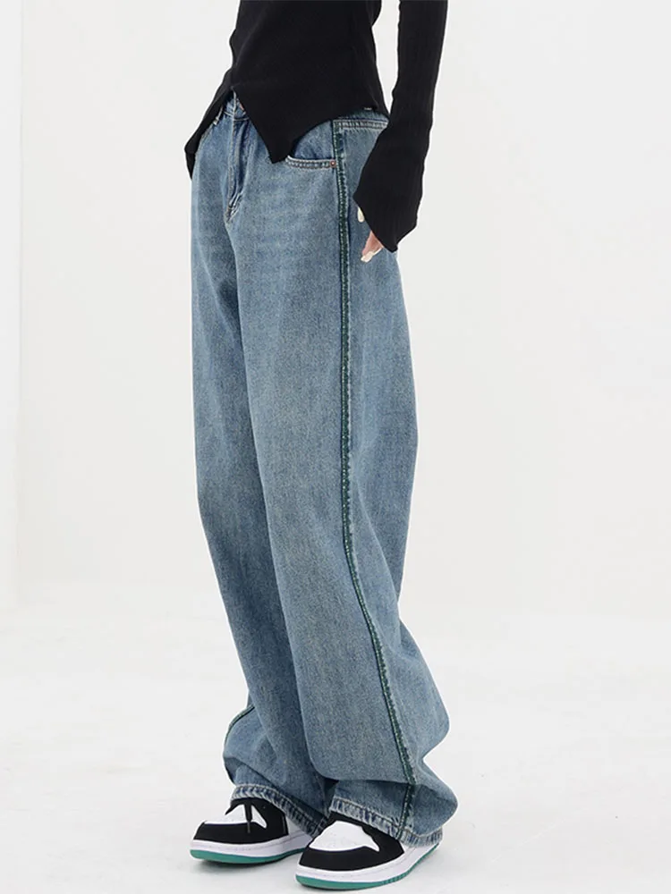 Plus Size Womans Jeans High Waist Summer Wide Leg Denim Trouser Baggy Street Chic Design Ladies Blue Vintage Straight Jean Pants
Plus Size Womans Jeans High Waist Summer Wide Leg Denim Trouser Baggy Street Chic Design Ladies Blue Vintage Straight Jean Pants