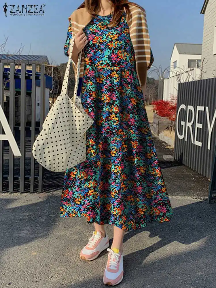 2022 ZANZEA Summer Vintage Half Sleeve Dress Women Casual Loose Midi Vestidos Oversize Bohemian Floral Printed Holiday Sundress
2022 ZANZEA Summer Vintage Half Sleeve Dress Women Casual Loose Midi Vestidos Oversize Bohemian Floral Printed Holiday Sundress