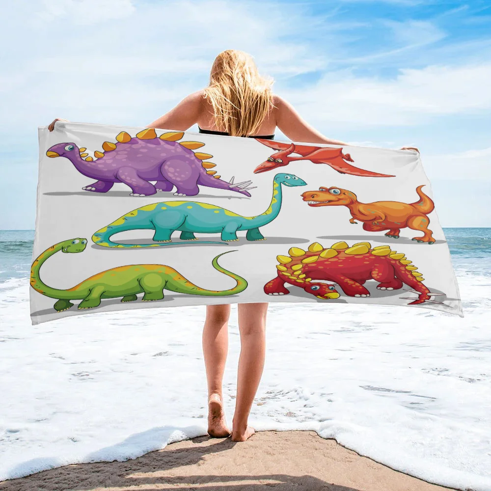 Dinosaur Cartoon Bath Towel Absorbent Adult Large Beach Towels Face Hand Shower Towel For SPA Bathroom Washcloth
Dinosaur Cartoon Bath Towel Absorbent Adult Large Beach Towels Face Hand Shower Towel For SPA Bathroom Washcloth