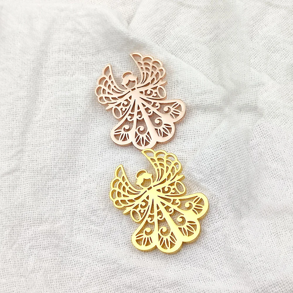 5pcs Angel Pendant Stainless Steel Charms for Jewelry Making Supplies Necklaces Keychains Earrings Metal Dangles Diy Accessories
5pcs Angel Pendant Stainless Steel Charms for Jewelry Making Supplies Necklaces Keychains Earrings Metal Dangles Diy Accessories