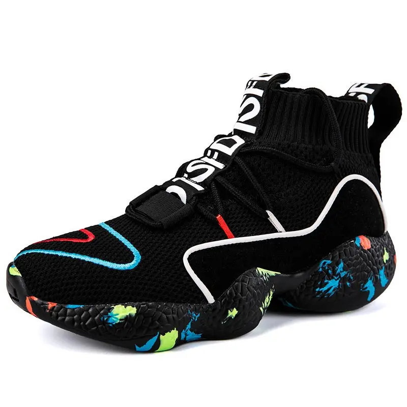 Large Size High Top Platform Sock Sneakers Men's Original Running Shoes Women Sport Shoes Male High Sports Shoes Black GME-1963
Large Size High Top Platform Sock Sneakers Men's Original Running Shoes Women Sport Shoes Male High Sports Shoes Black GME-1963