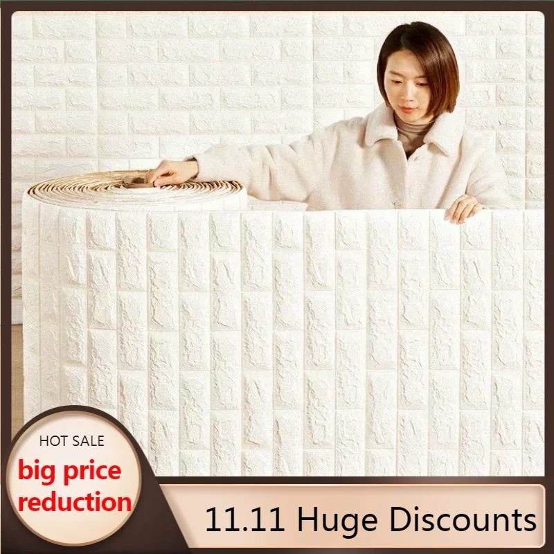 Декоративные 3D-обои 70 см x 1/5/10 м, самоклеящиеся антикварные пенопластовые обои с изображением кирпича, для гостиной, спальни, водонепроницаемые, настенные 3D наклейки
Декоративные 3D-обои 70 см x 1/5/10 м, самоклеящиеся антикварные пенопластовые обои с изображением кирпича, для гостиной, спальни, водонепроницаемые, настенные 3D наклейки