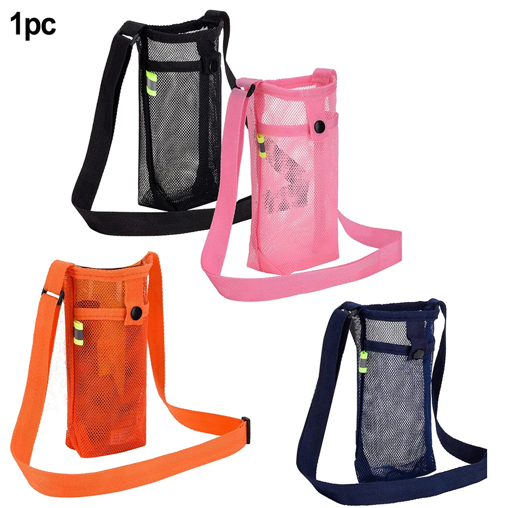 Cup Holder Bag Shoulder Bag Water Bottle Mesh Net Bag For Hiking Cycling Camping Mug Holder Sleeve Cover With Strap
Cup Holder Bag Shoulder Bag Water Bottle Mesh Net Bag For Hiking Cycling Camping Mug Holder Sleeve Cover With Strap