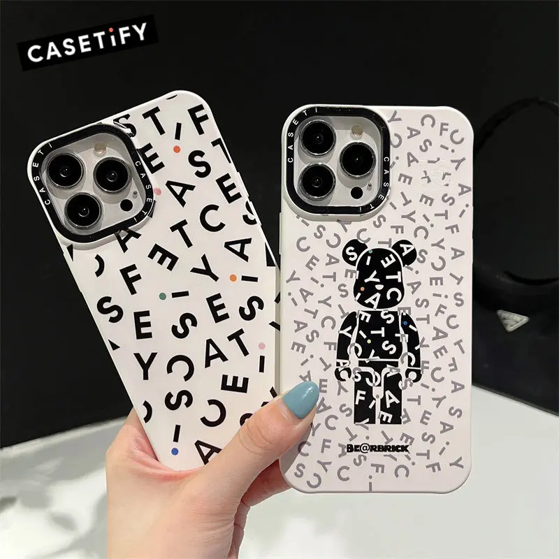 Fashion Letters Bear Liquid Frosted Phone Case Cover for IPhone 11 12 13 14 Pro Max Case for IPhone 14 Pro Max
Fashion Letters Bear Liquid Frosted Phone Case Cover for IPhone 11 12 13 14 Pro Max Case for IPhone 14 Pro Max