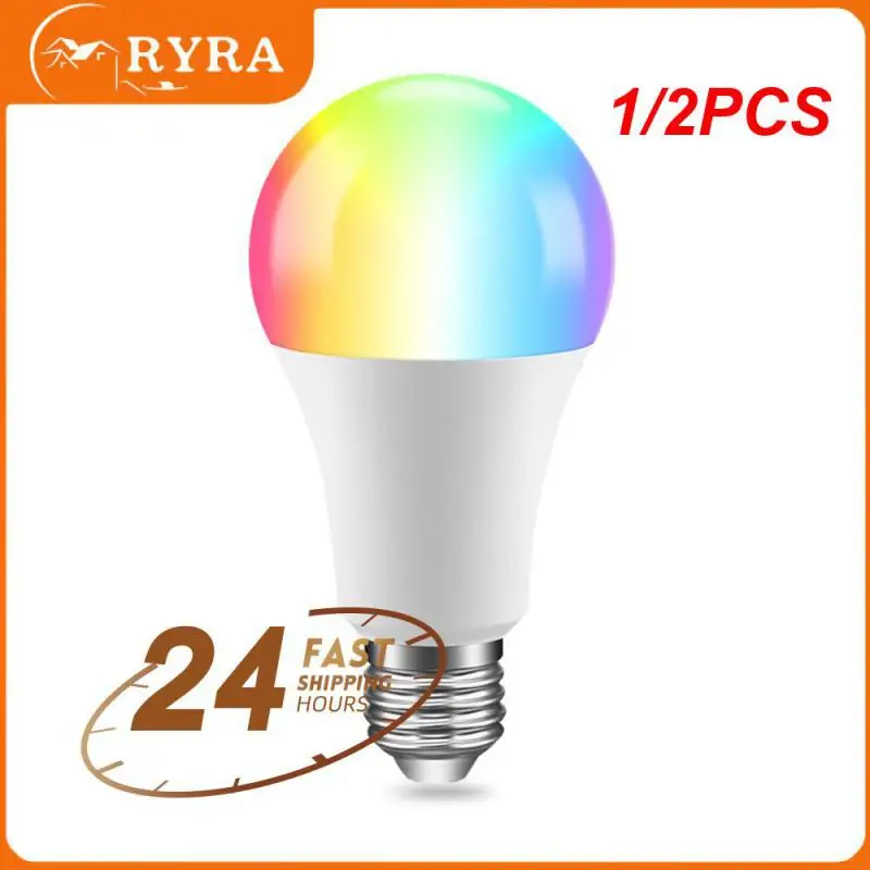 

1/2PCS E27 RGB Lamp Spotlight Bulb 85-265V Bombillas LED 15W 10W 4W IR Remote Control Led Bulb Smart Led RGBW Lamp Home Decor