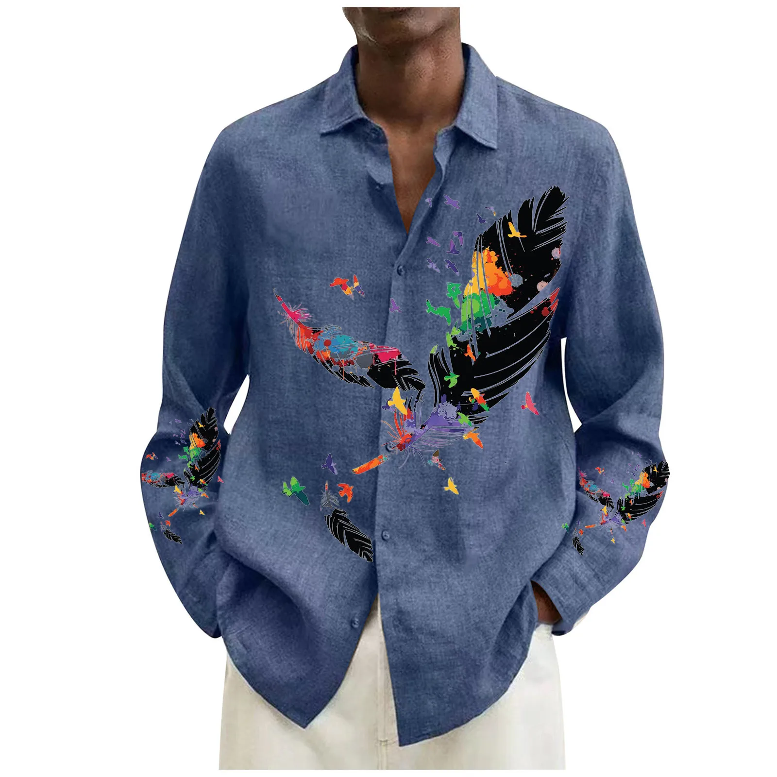 Luxury Men's Shirt Summer Tropical Printed Casual Shirt Button Down Beach Long Sleeve Shirts Blouses camisa hawaiana hombre
Luxury Men's Shirt Summer Tropical Printed Casual Shirt Button Down Beach Long Sleeve Shirts Blouses camisa hawaiana hombre