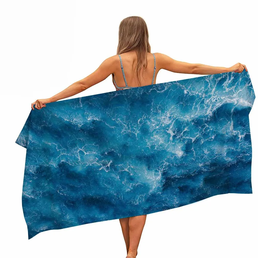 Beach Towel Microfiber Beach Wave Portable Quick Dry Outdoor Travel Camping Beach Swimming Blanket Yoga Gym Mat Women Men Gift
Beach Towel Microfiber Beach Wave Portable Quick Dry Outdoor Travel Camping Beach Swimming Blanket Yoga Gym Mat Women Men Gift