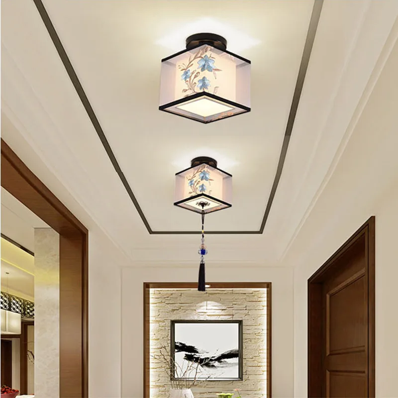 New Chinese Embroidery Corridor Ceiling Lamps Corridor Porch Lamps Circular Square Balcony Led Ceiling Light Wholesale
New Chinese Embroidery Corridor Ceiling Lamps Corridor Porch Lamps Circular Square Balcony Led Ceiling Light Wholesale