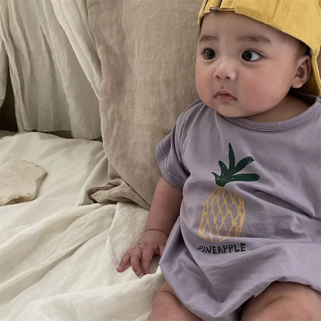 2022 New Baby Unisex Outfits Toddler Boy Print Pineapple Romper Kid Girls Cotton Short-sleeves One-piece Avocado Infant Jumpsuit
2022 New Baby Unisex Outfits Toddler Boy Print Pineapple Romper Kid Girls Cotton Short-sleeves One-piece Avocado Infant Jumpsuit