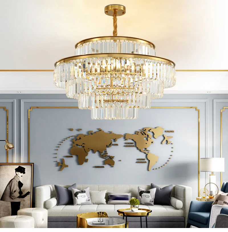 Villa Light Luxury Crystal Chandelier Duplex Building Living Room Hotel Large Chandelier Decoration Indoor Lighting Luster Lamps
Villa Light Luxury Crystal Chandelier Duplex Building Living Room Hotel Large Chandelier Decoration Indoor Lighting Luster Lamps