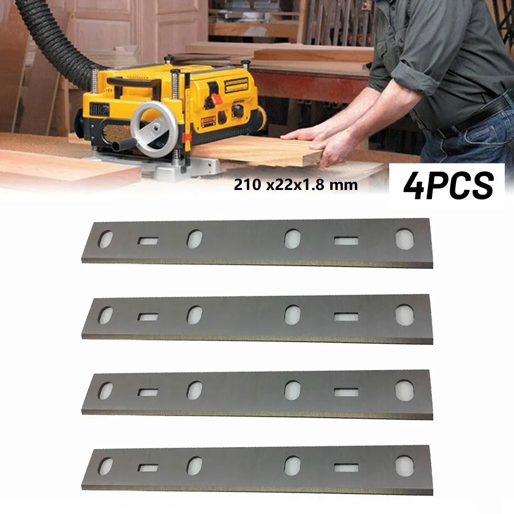 4pcs Planer Blades 210*22*1.8mm High Speed Steel Blades For PT85 PT8500 HT850 F22564 PT200ED Cutting Tool Accessories
4pcs Planer Blades 210*22*1.8mm High Speed Steel Blades For PT85 PT8500 HT850 F22564 PT200ED Cutting Tool Accessories